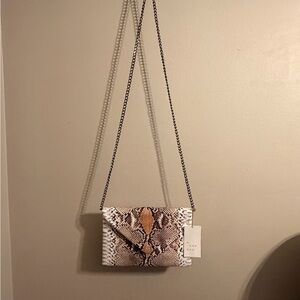 a new day Cream and Brown Crossbody Bag